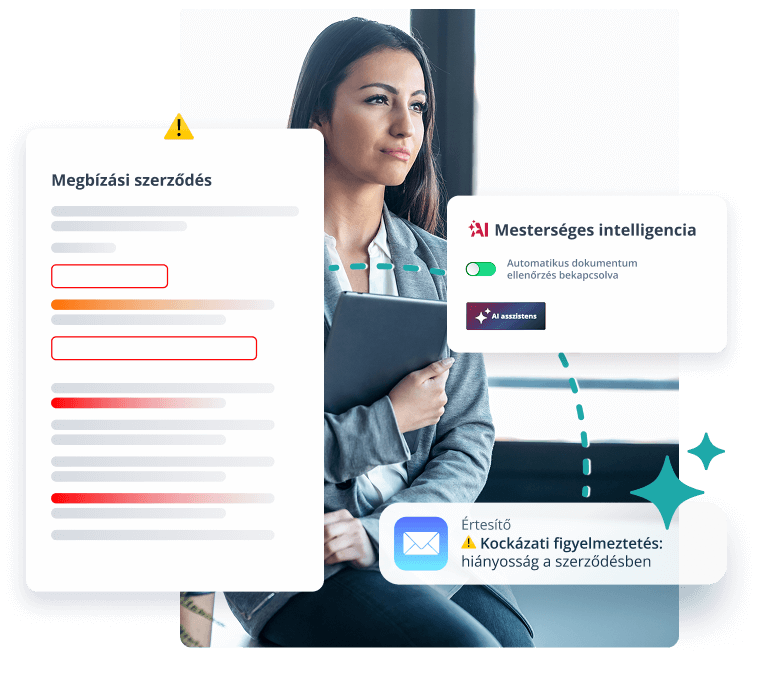 Din personlige AI-assistent går gjennom kontraktene på samme måte som du ville gjort.